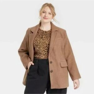 NWT Universal Thread Brown Blazer Jacket